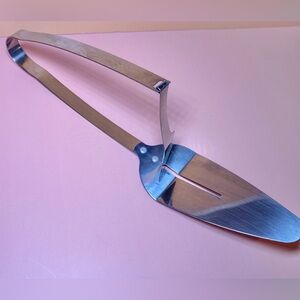 Vintage Stainless Steel Mechanical Push-Action Cake & Pie‎ Server